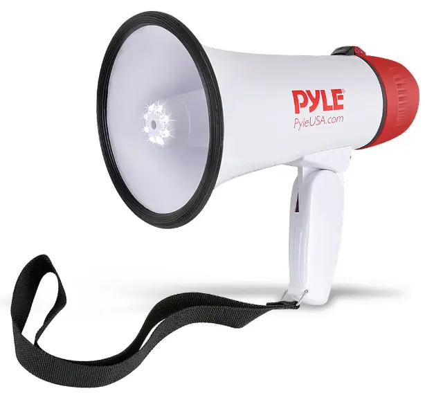 PYLE PMP37LED Mini Compact Megaphone Bullhorn -