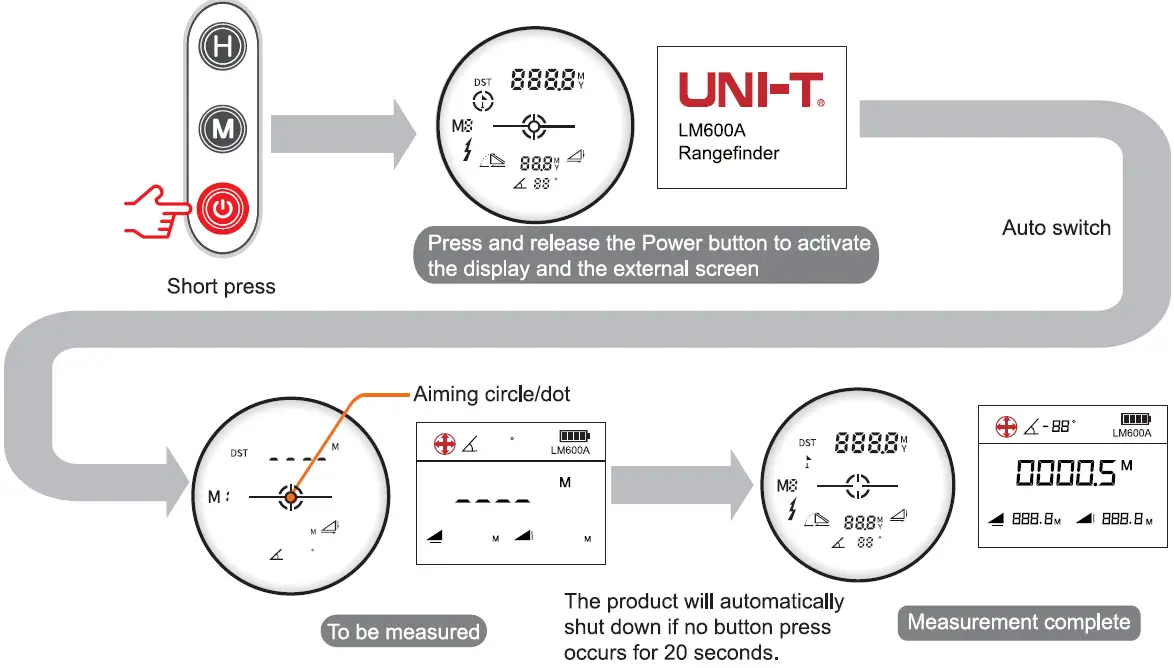 UNI-T LM600A Series Laser Rangefinder 09