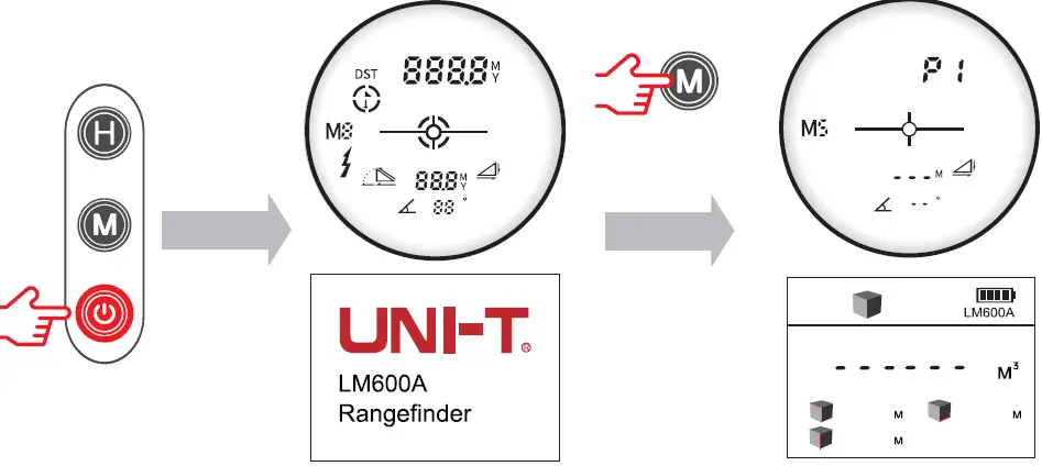UNI-T LM600A Series Laser Rangefinder 23