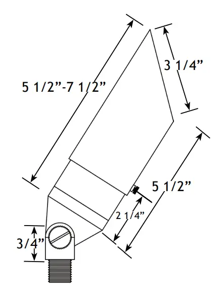 VAL-180 Series Low Voltage Landscape Lighting, Top Scotty Spotlight - fig