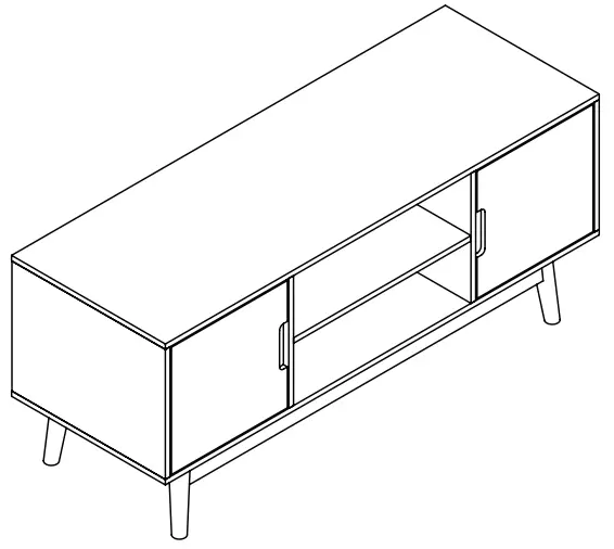 nathan james 21-0903 Wesley Media Console - fig 1