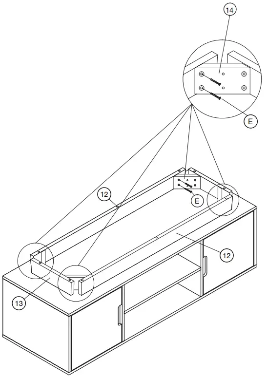 nathan james 21-0903 Wesley Media Console - fig 12