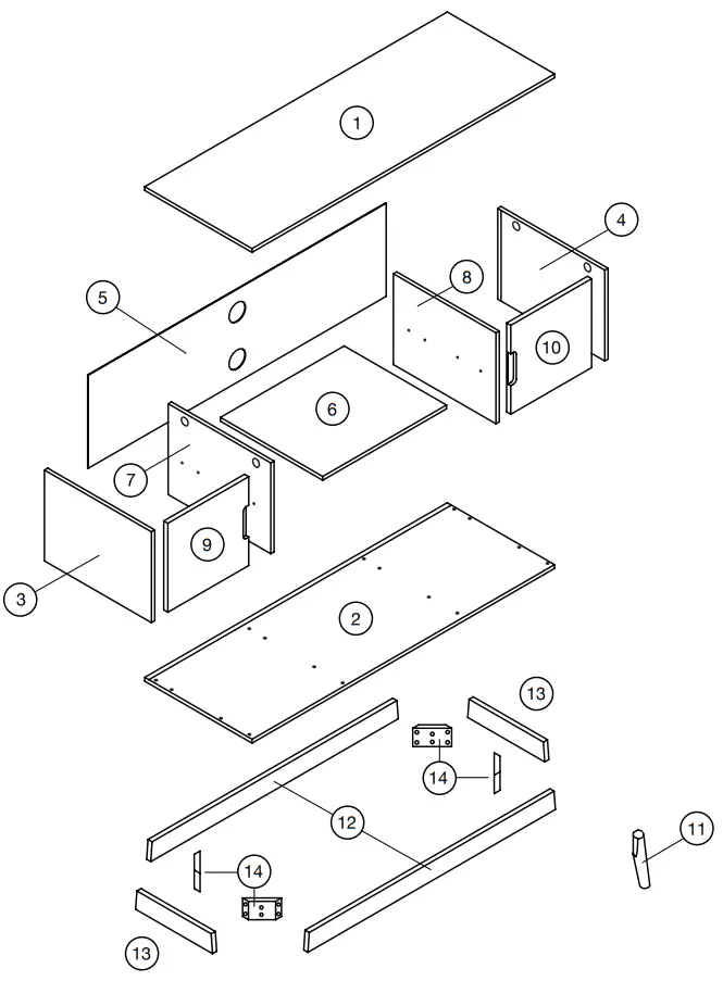 nathan james 21-0903 Wesley Media Console - fig 3