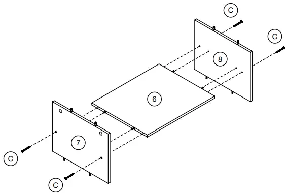 nathan james 21-0903 Wesley Media Console - fig 5