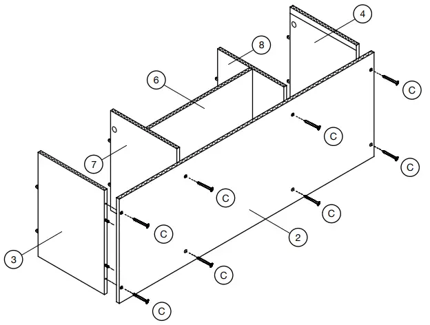 nathan james 21-0903 Wesley Media Console - fig 6