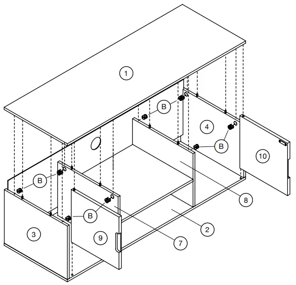 nathan james 21-0903 Wesley Media Console - fig 8