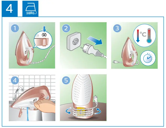 PHILIPS GC4909 Azur Steam Iron - Figure 7