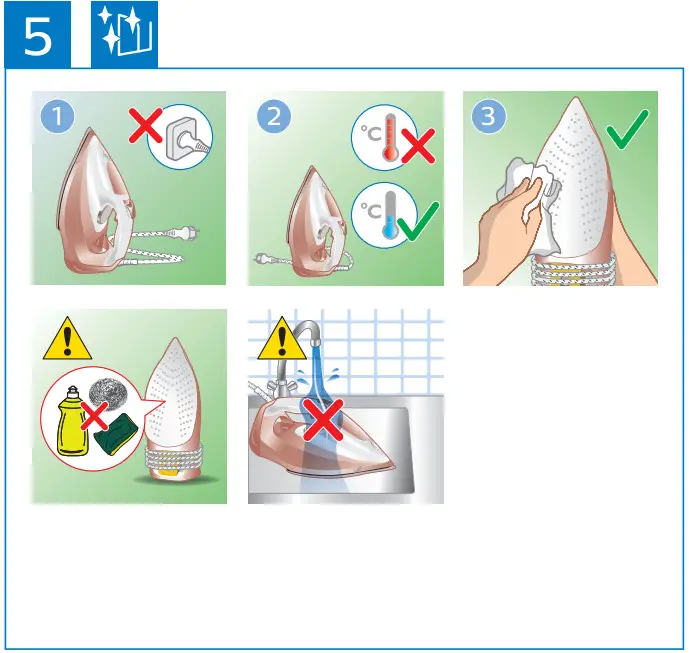 PHILIPS GC4909 Azur Steam Iron - Figure 8