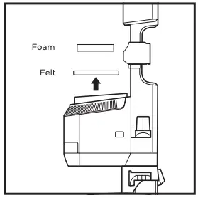 RINSE PRE-MOTOR FILTERS