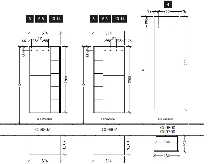 Villeroy and Boch Subway 3.0 Laundry Cabinet-10