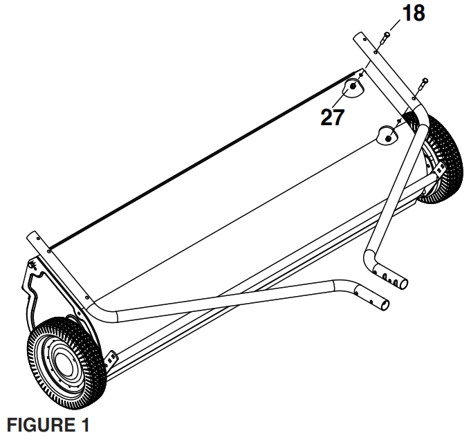Agri-Fab 45-05462 52 Inch Lawn Sweeper - Fig1