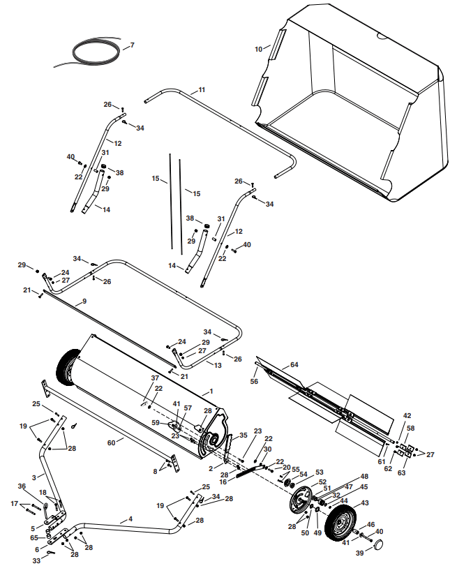 Agri-Fab 45-05462 52 Inch Lawn Sweeper - Fig25