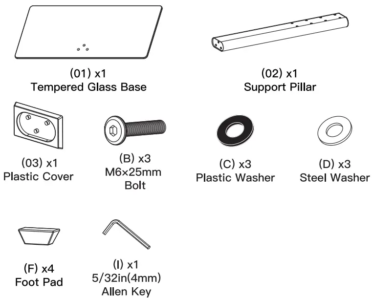 PERLESMITH-PSTVS15-Universal-TV-Stand-Table-Top-FIG-3