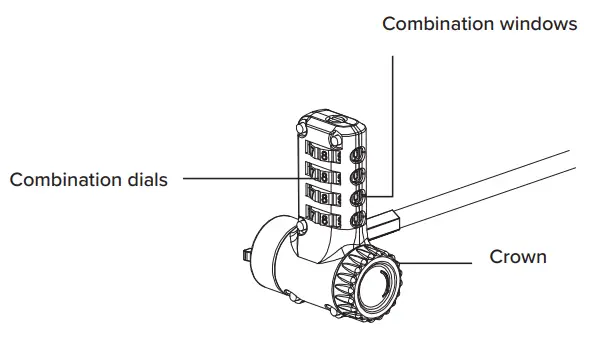 Targus ASP96RGLX Ultimate Universal Resettable Combination Lock - fig 4