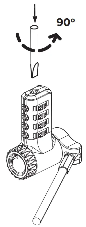 Targus ASP96RGLX Ultimate Universal Resettable Combination Lock - fig 9