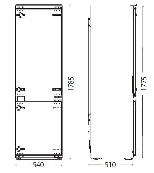 concept-LKV4460 Built-In-Combined-Refrigerator with Freezer-05