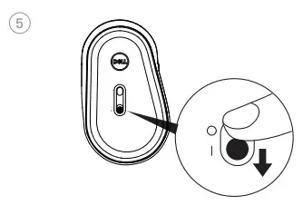 Dell Multi-device Wireless Mouse MS5320W - Pic 1a