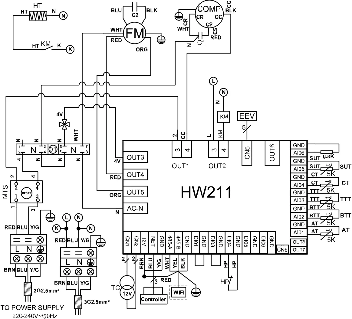 EVO HEAT EVO315-C - Wiring Diagram