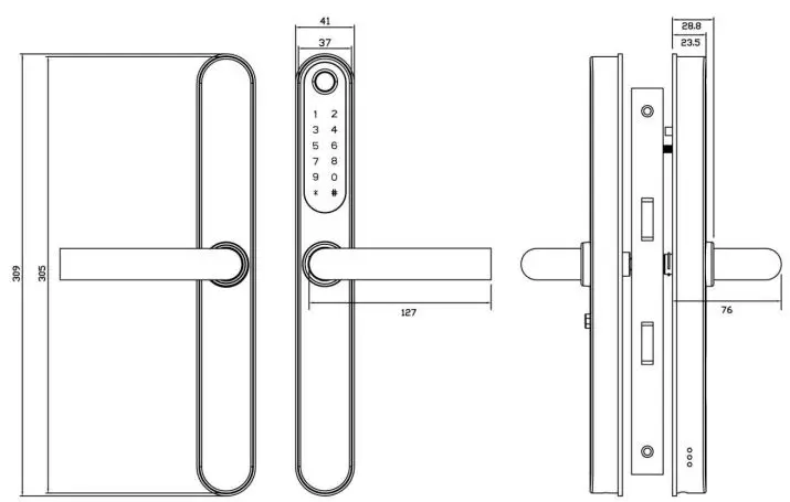 ORVIBO-S2-Smart-Door-Lock-FIG 1