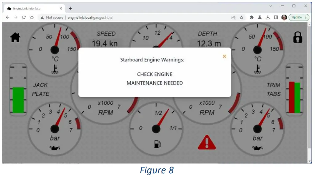 DIGITAL YACHT Enginelink Nmea 2000 Engine Monitor - Gauges Page5