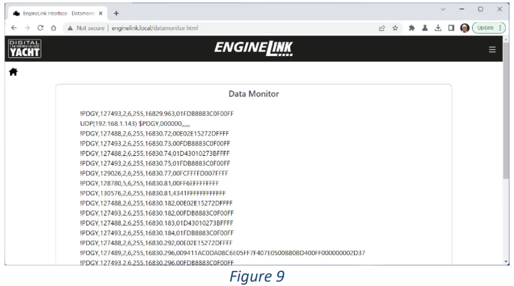 DIGITAL YACHT Enginelink Nmea 2000 Engine Monitor - Gauges Page5