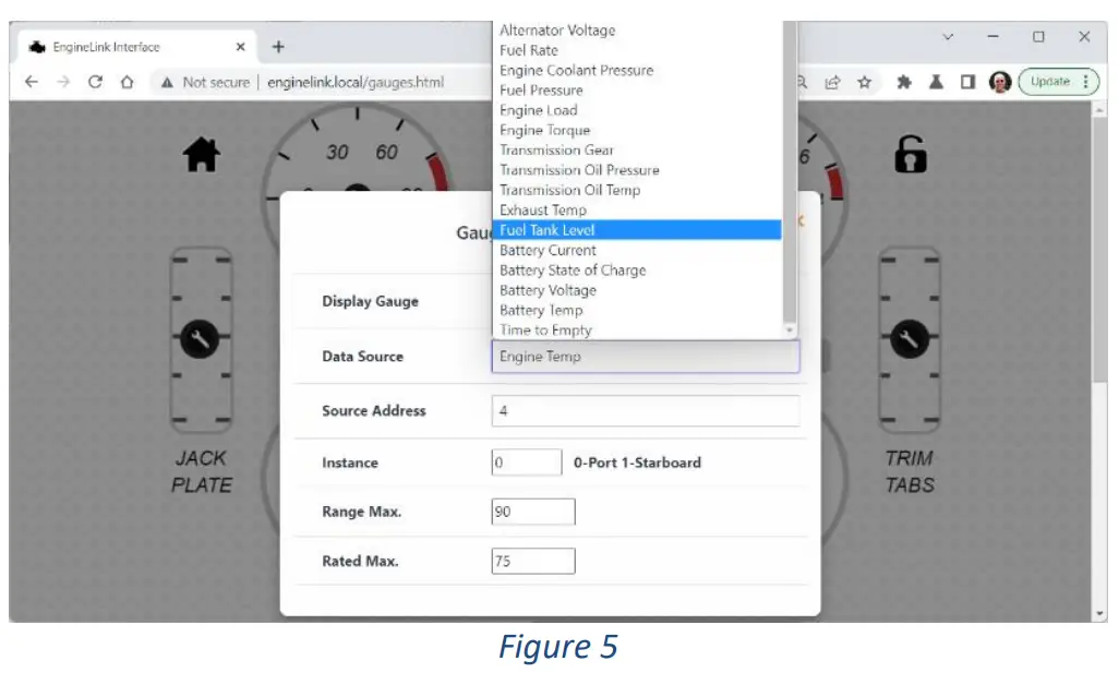 DIGITAL YACHT Enginelink Nmea 2000 Engine Monitor - Gauges Page 2