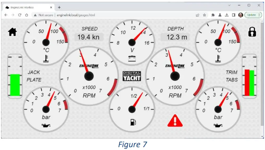 DIGITAL YACHT Enginelink Nmea 2000 Engine Monitor - Gauges Page5