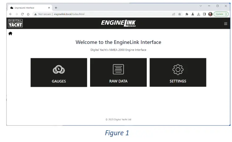 DIGITAL YACHT Enginelink Nmea 2000 Engine Monitor - Mounting 1
