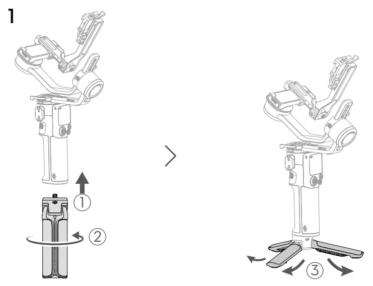 dji RS 3 Mini Compact Handheld Gimbal Mount - FIG 1