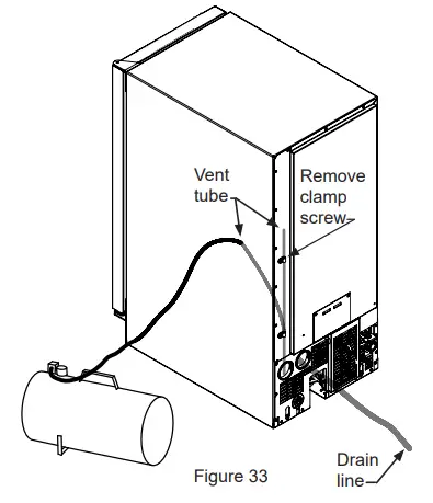 DCS RF15I 15 Inch Built In Ice Maker - Drain 2