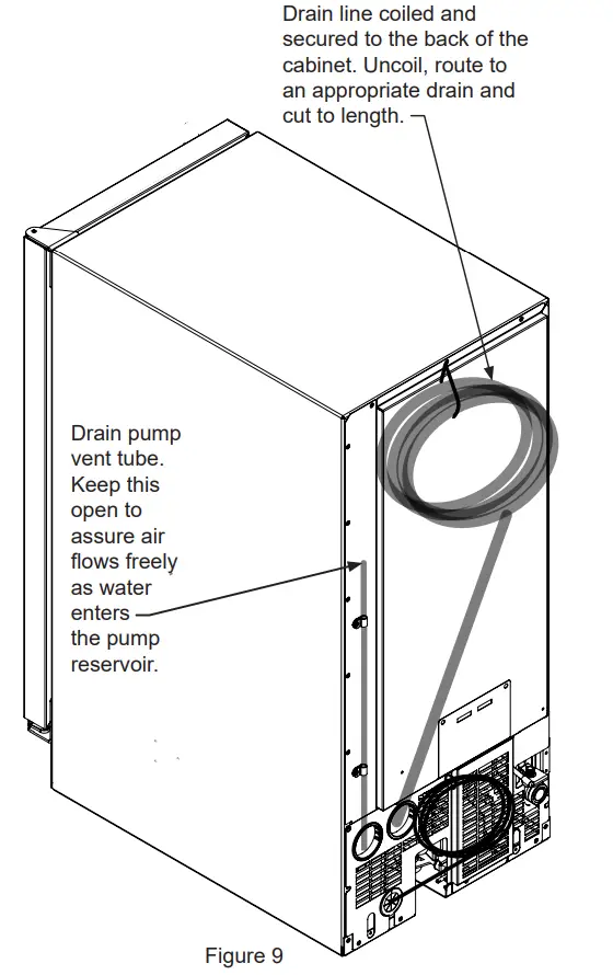 DCS RF15I 15 Inch Built In Ice Maker - PLUMBING