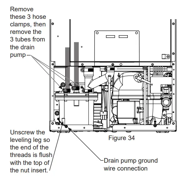 DCS RF15I 15 Inch Built In Ice Maker - drain 3