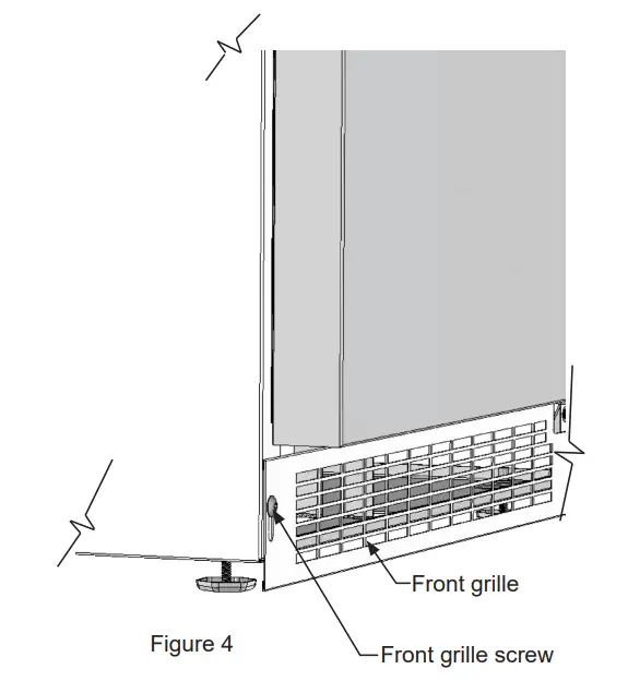 DCS RF15I 15 Inch Built In Ice Maker - grille