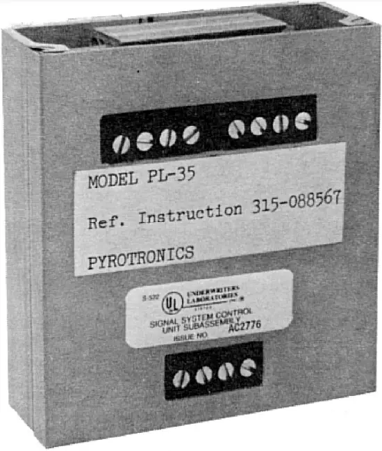 CERBERUS PYROTRONICS PL-35 Power Limiting Module