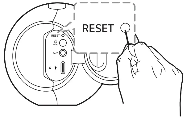 LG Portable Bluetooth Speaker- Resetting