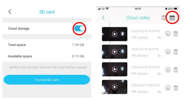 mercury VDB720P- Cloud Storage