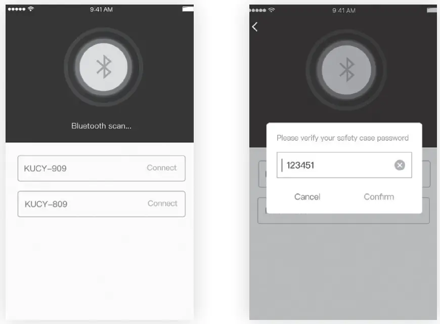 SafetyVital 004-950 Fingerprint Lock Box Safe - BLUETOOTH