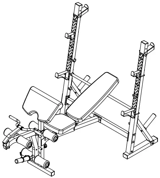 MD-857 Marcy Diamond Elite Olympic --OLYMPIC BENCH