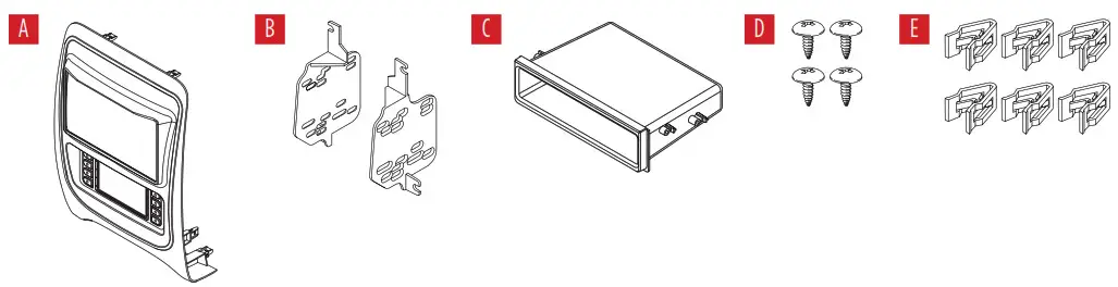 MeTra 99-6537B Dash and Wiring Kit - KIT COMPONENTS