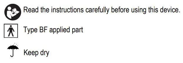 microlife BPB1 Classic Blood Pressure Monitor Instructions - Symbol