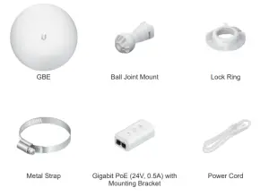 UBIQUITI NETWORKS GBE PLUS US airMAX GigaBeam Plus 60 GHz Radio - figure 1