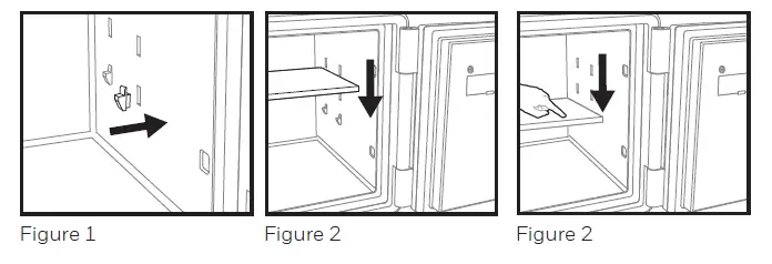 INSTALLING REMOVABLE SHELF