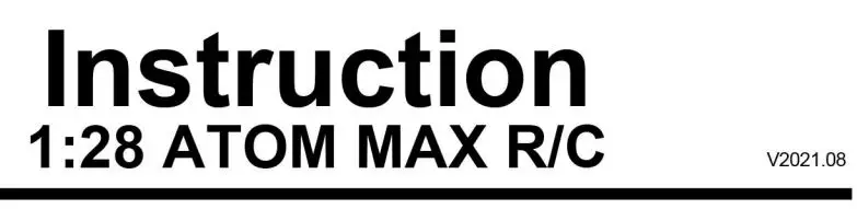 Huang Bo Toys Factory HB-NB2802-24 RC Toys Instructions