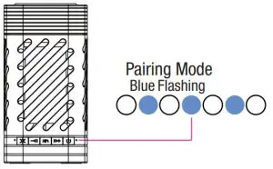 VIVITAR RLT6006-CM LED Lantern Wireless Speaker - Bluetooth Pairing 2