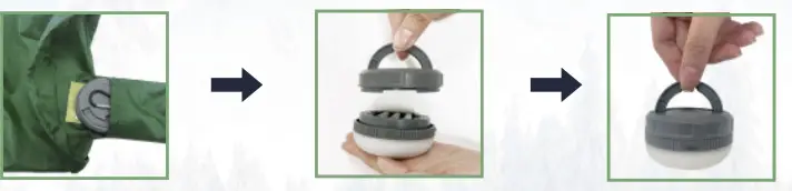 Mount Dog Inflatable Sleeping Pad with Camping Lantern- Portable Camping