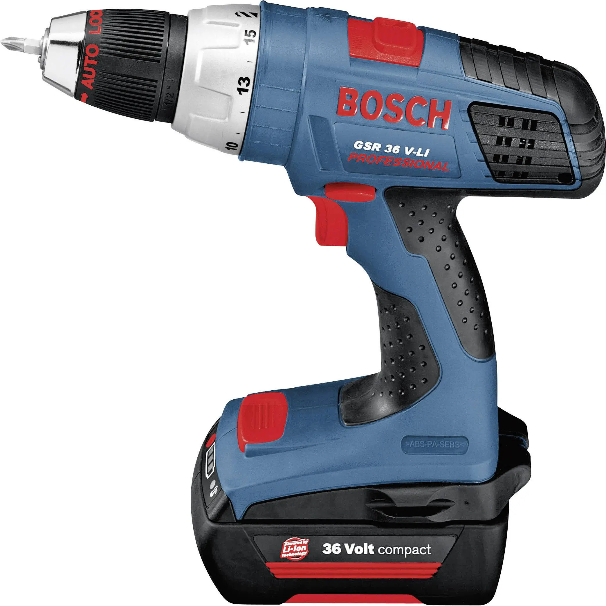 BOSCH GSR GSB 36 V-LI Professional Cordless Drill Driver