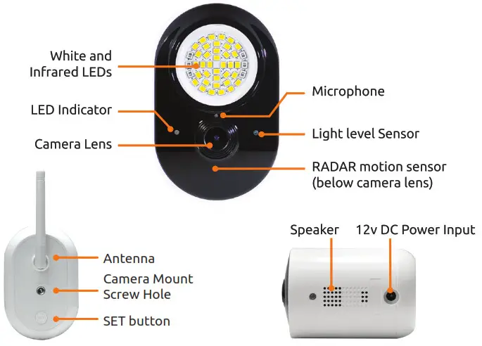 Toucan TSLC10WU Security Light Camera- Light