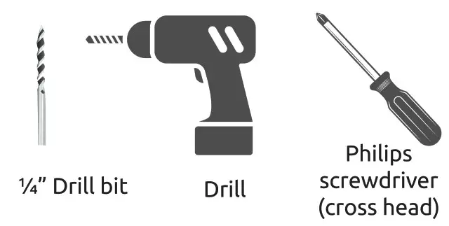Toucan TSLC10WU Security Light Camera- Tools