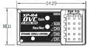 ASSOCIATED ELECTRICS XP130 2.4GHz 3-Channel Radio System Fig6