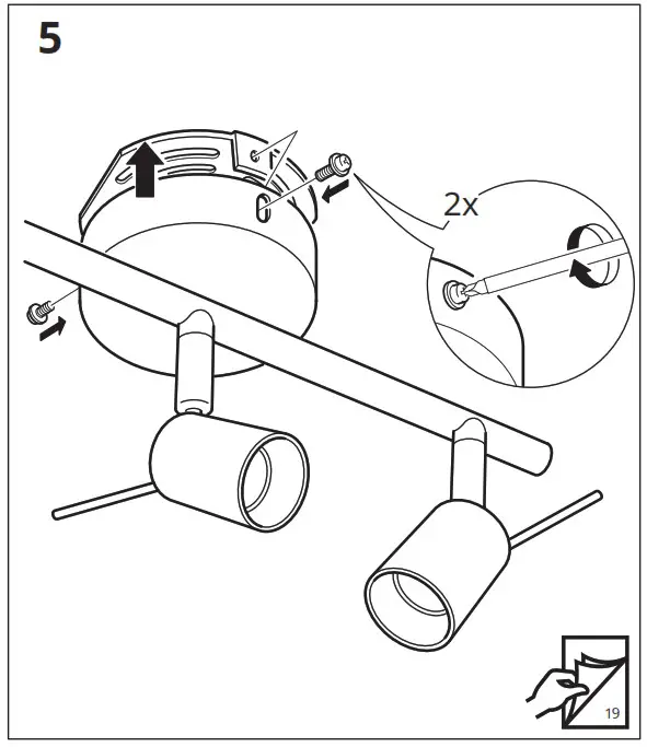 IKEA 402 626 60 TROSS Ceiling Track 3 Spot Lights - Product Overview 6